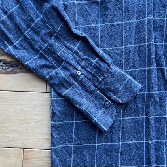 UNTUCKIT Plaid Flannel Button Down Long Sleeve Shirt Men’s Size XXL 100% Cotton - Picture 3 of 6